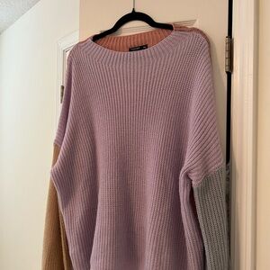 H&M Lilac Crew Neck Sweater